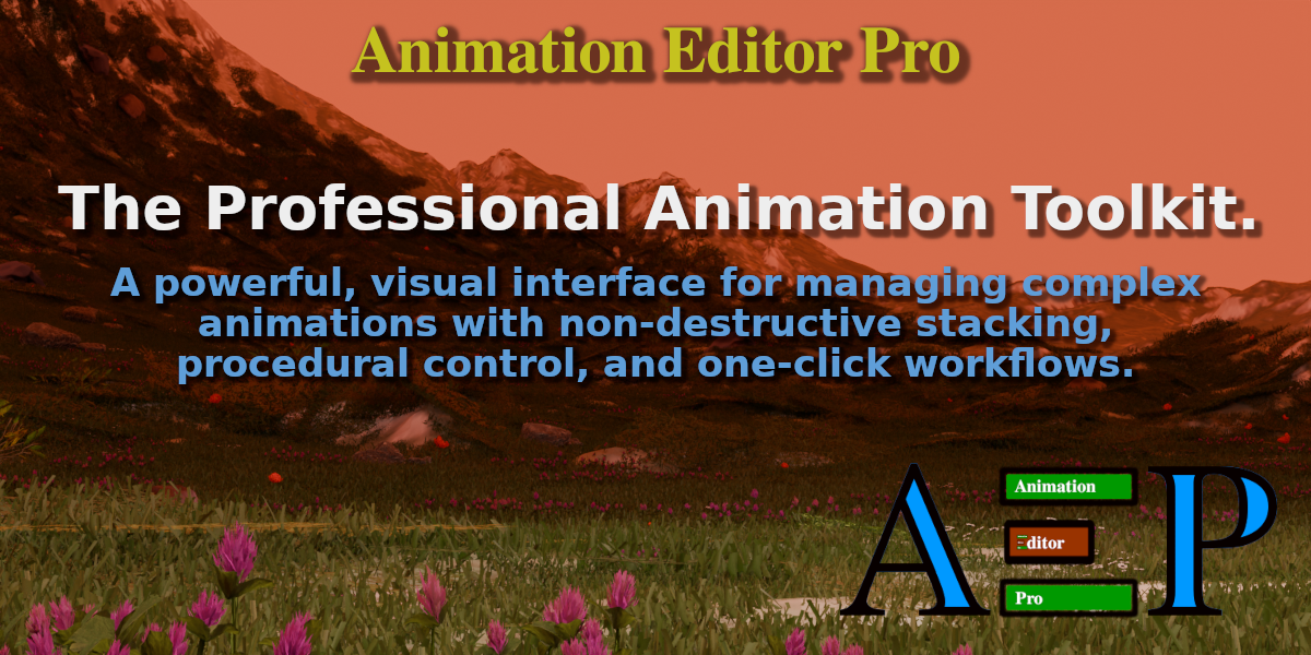 Animation Editor Pro Main Feature Image