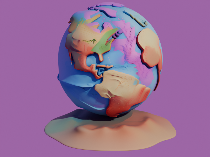 Stylized Planet-1 Image