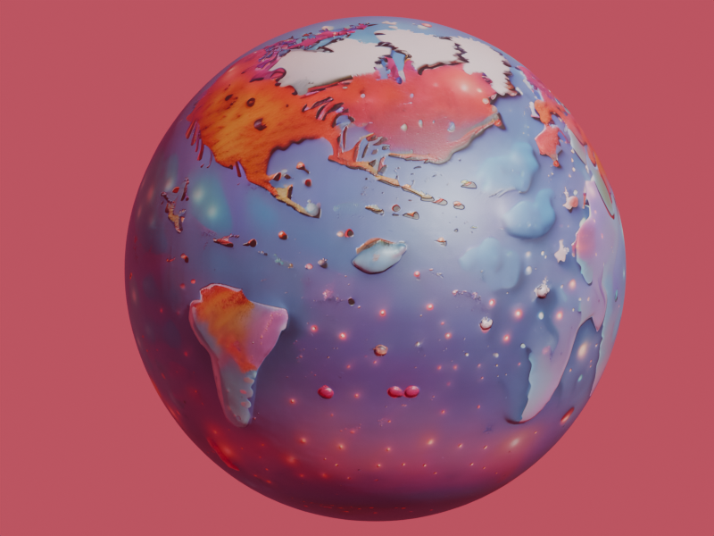 Stylized Planet-3 Image